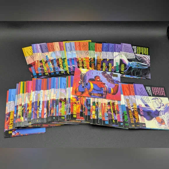 Vintage 90s Marvel Masterpieces Onslaught Spider Man Flair Card Lot 250+ Cards - Picture 2 of 8